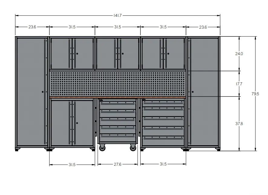 Gereedschapskast op maat - Pas het ontwerp aan volgens de behoeften van de klant