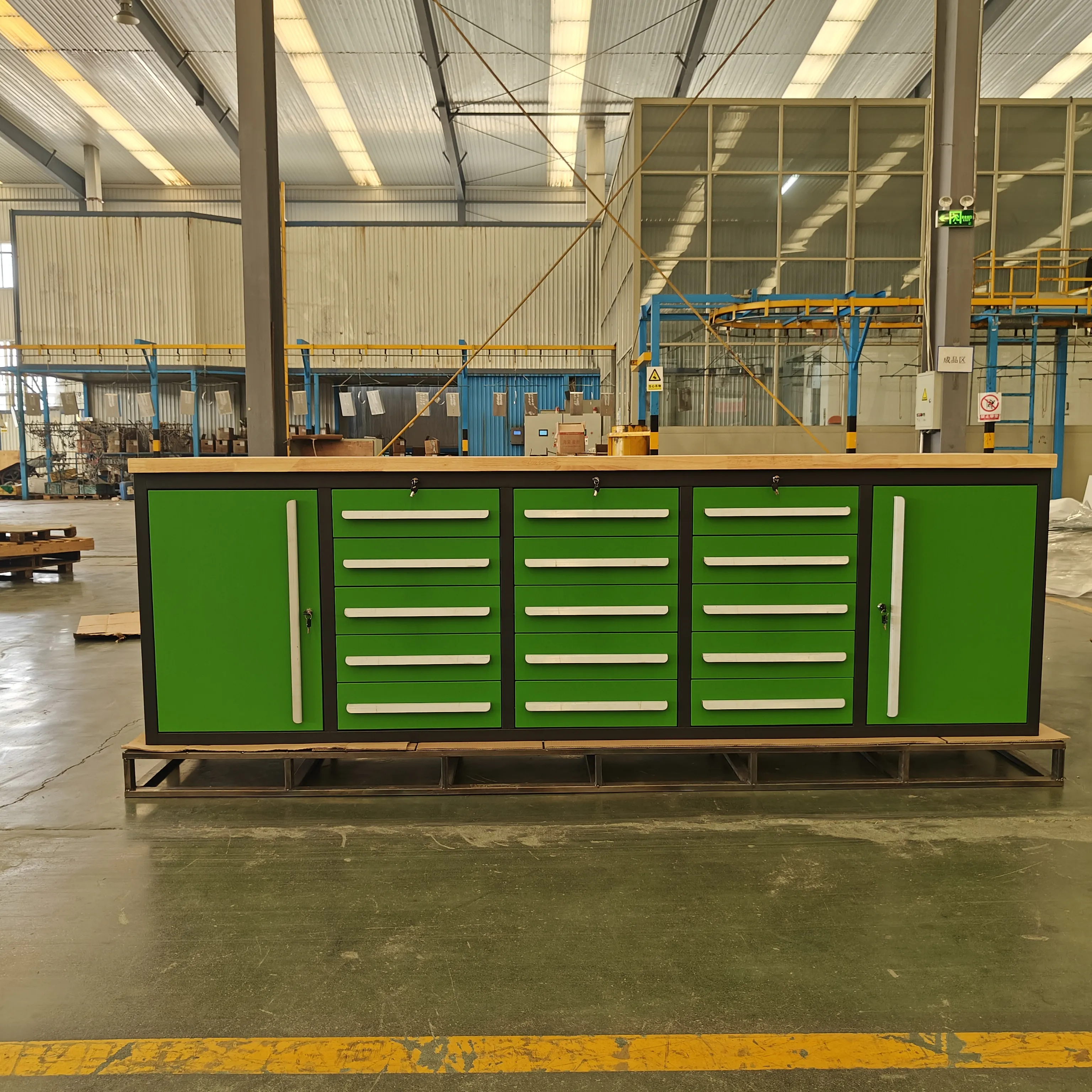 Groene werkbank