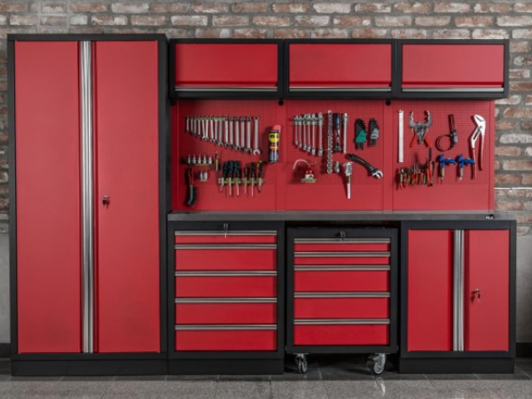 Aanpasbaar garage -opslagsysteem