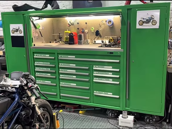 Zware opslag metalen garagekasten