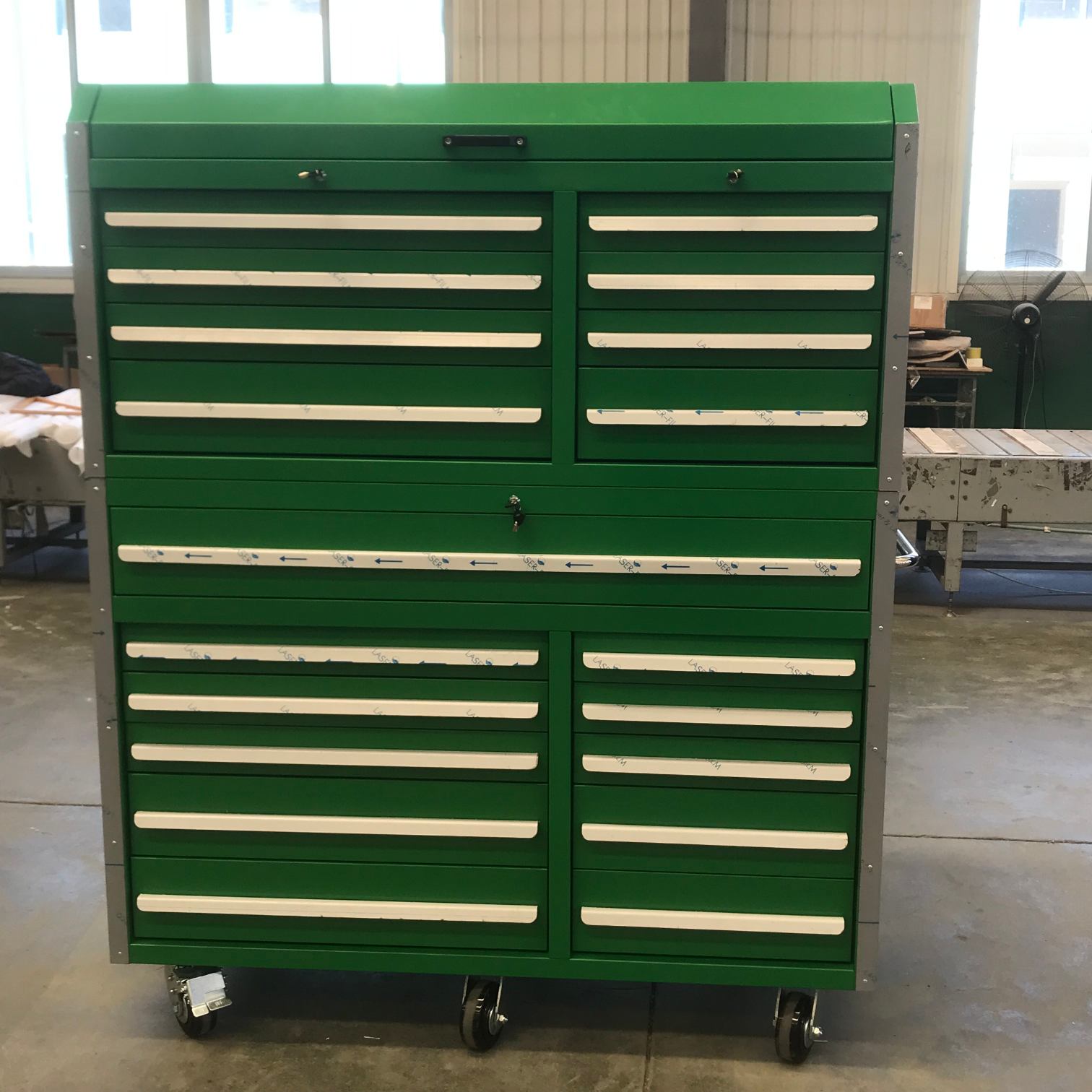 Koud opgerolde Rolley opbergkast