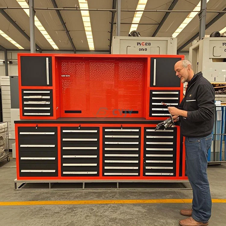 Werkbank met zware metalen