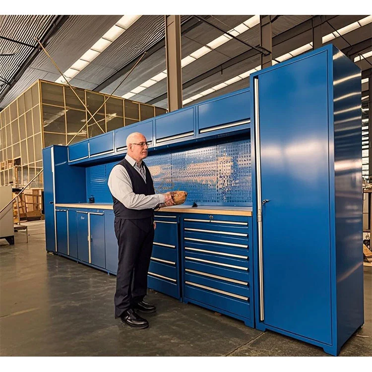Metalen garagekasten