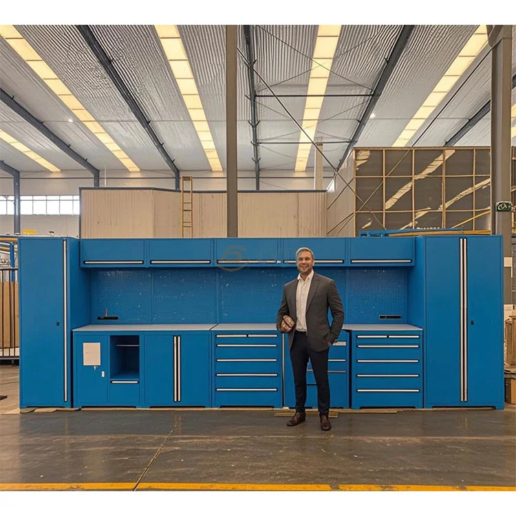 Metalen werkplaats garagekasten