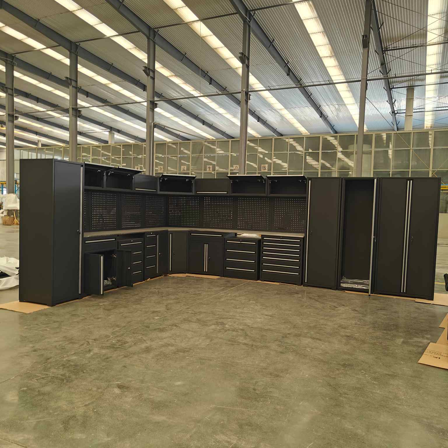Multifunctionele zware gereedschapswerkbank