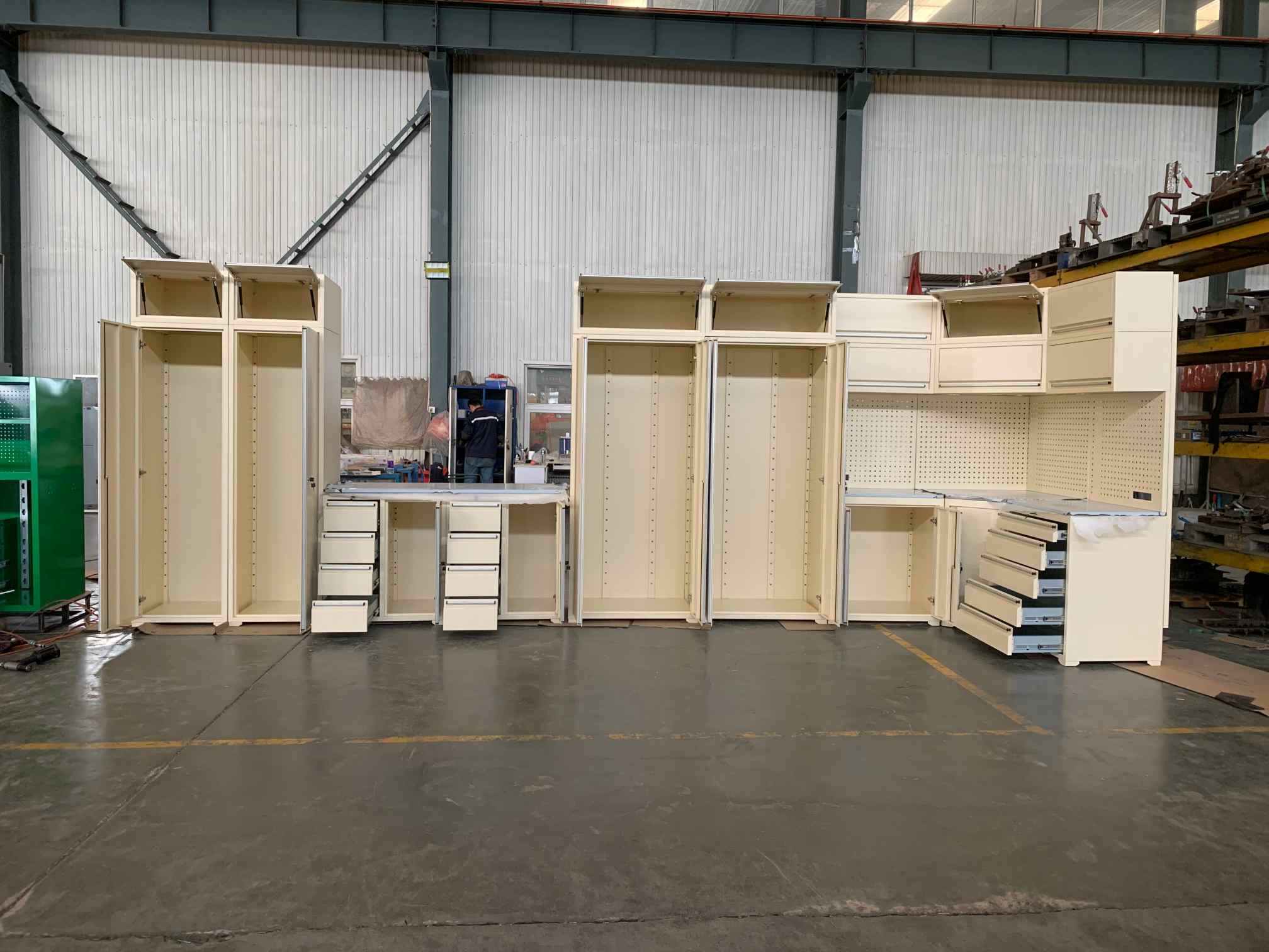 Werkbank garagekast